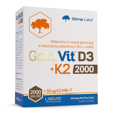 Gold-Vit D3+K2 2000