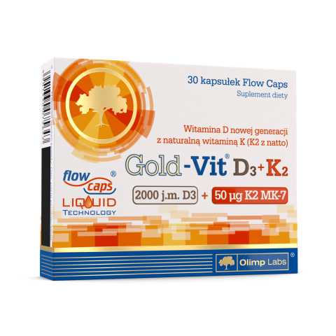 Gold-Vit D3+K2 2000 IU 30 kaps PL