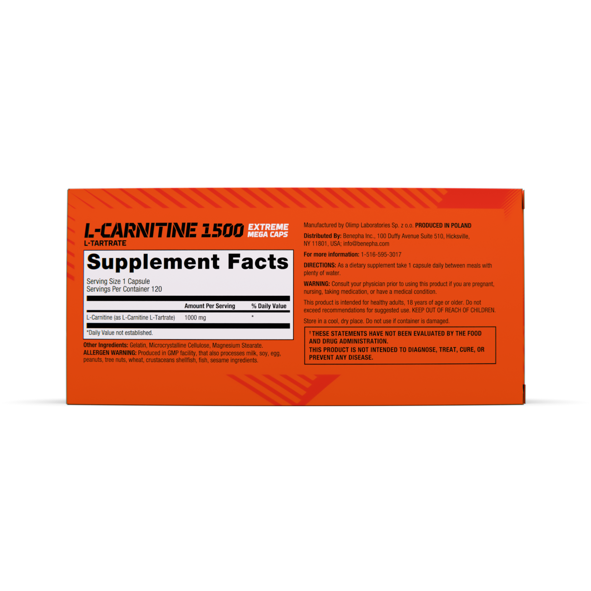 L-Carnitine 1500 Extreme Mega Caps